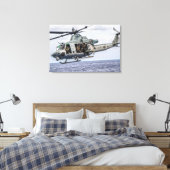 UH-1Y VENOM 24x36 Leinwanddruck (Insitu (Schlafzimmer))