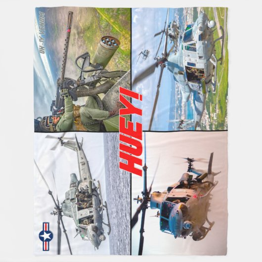 UH-1Y VENOM "HUEY" FLEECEDECKE (Vorderseite)