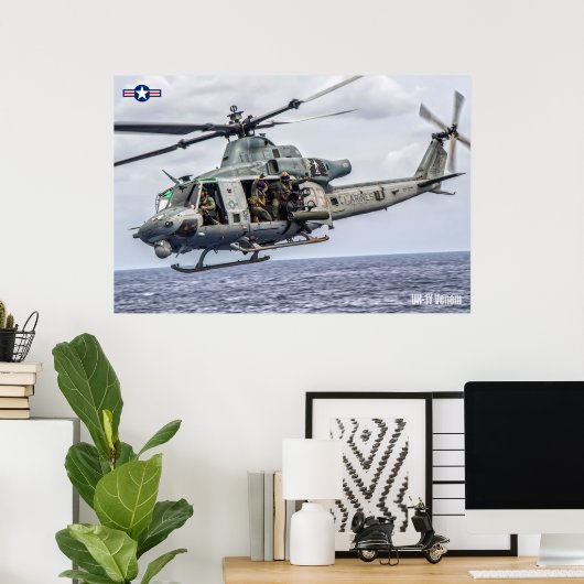 UH-1Y VENOM POSTER (Heimbüro)