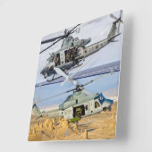 UH-1Y VENOM QUADRATISCHE WANDUHR (Winkel)