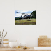 UH-60 Black Hawk Helicopter Poster (Küche)