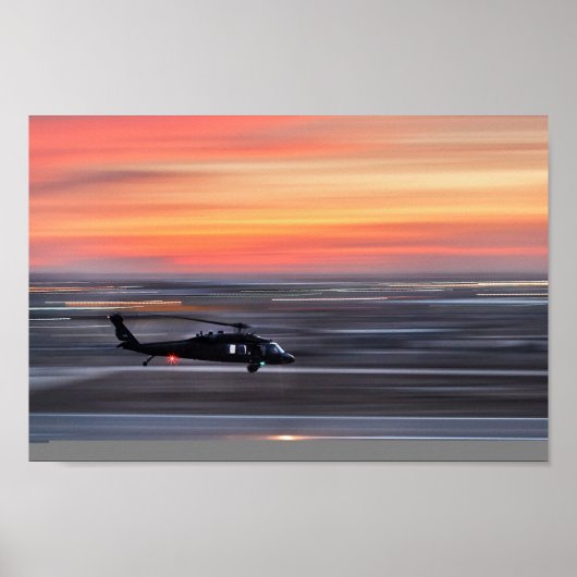 UH-60 Black Hawk Helicopter Poster (Vorne)