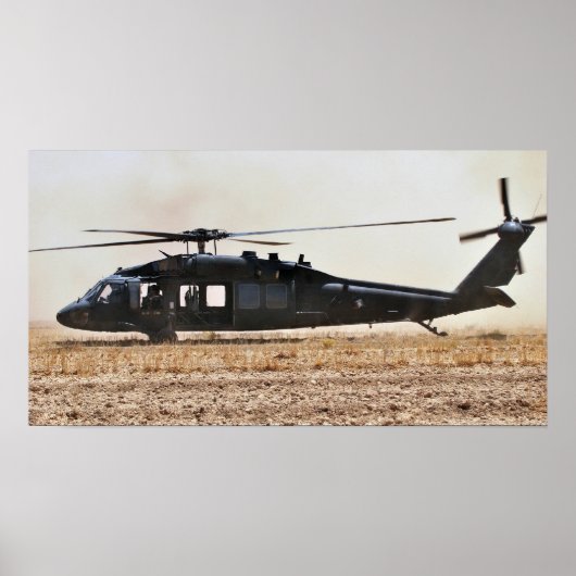 UH-60 Black Hawk Helicopter Poster (Vorne)