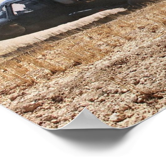 UH-60 Black Hawk Helicopter Poster (Ecke)