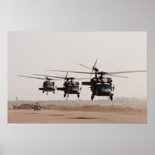 UH-60 Black Hawk Hubschrauber Poster