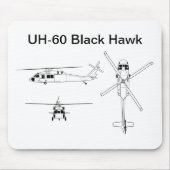UH-60 Black Hawk Mousepad (Vorne)