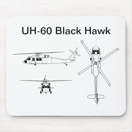 UH-60 Black Hawk Mousepad (Vorne)
