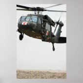 UH-60A Black Hawk Helicopter Poster (Vorne)