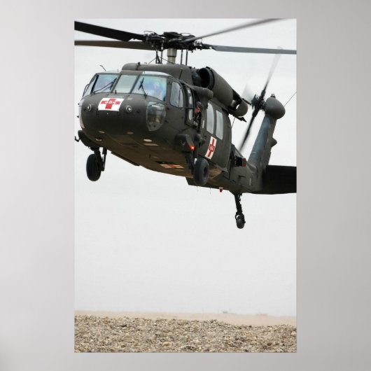 UH-60A Black Hawk Helicopter Poster (Vorne)
