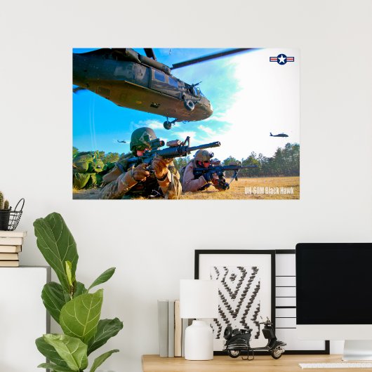 UH-60M BLACKHAWK POSTER (Heimbüro)