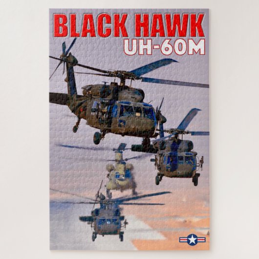 UH-60M SCHWARZHAWK (20x30 INCH) Puzzle (Vertikal)
