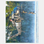 UH-60M SCHWARZHAWK FLEECEDECKE (Vorderseite)