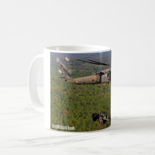 UH-60M SCHWARZHAWK KAFFEETASSE (Vorderseite Links)