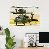 UH-60M SCHWARZHAWK POSTER (Heimbüro)
