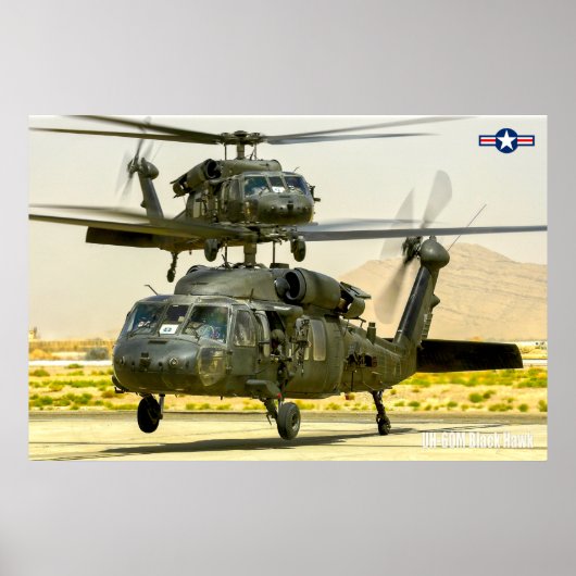 UH-60M SCHWARZHAWK POSTER (Vorne)