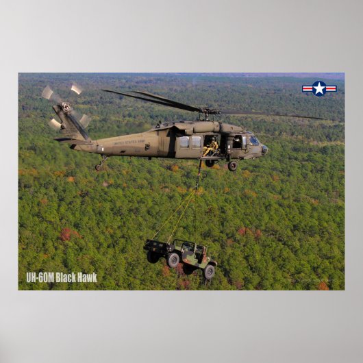 UH-60M SCHWARZHAWK POSTER (Vorne)