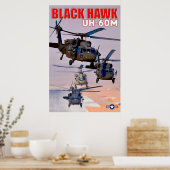 UH-60M SCHWARZHAWK POSTER (Küche)