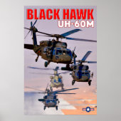 UH-60M SCHWARZHAWK POSTER (Vorne)