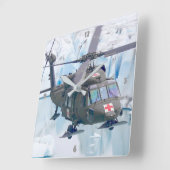 UH-60M SCHWARZHAWK QUADRATISCHE WANDUHR (Winkel)