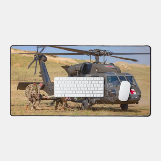 UH-60M SCHWARZHAWK SCHREIBTISCHUNTERLAGE (Tastatur & Maus)