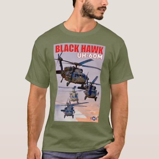 UH-60M SCHWARZHAWK T-Shirt (Vorderseite)