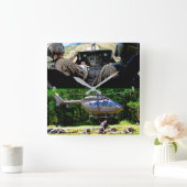 UH-72A LAKOTA QUADRATISCHE WANDUHR (Zuhause)