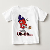 Uh oh baby t-shirt (Vorderseite)