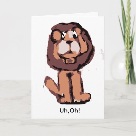 Uh,Oh Karte (Vorderseite)