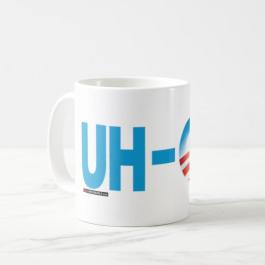 Uh-Oh Tasse (Vorderseite Links)