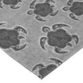 Uhane Honu Hibiskus Batik Hawaiian Turtle Tischdecke (Schrägansicht)