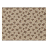Uhane Honu Hibiskus Batik Hawaiian Turtle Tischdecke (Vorderseite (Horizontal))