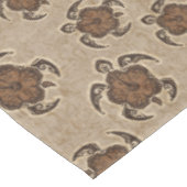 Uhane Honu Hibiskus Batik Hawaiian Turtle Tischdecke (Schrägansicht)