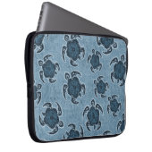 Uhane Honu Hibiskus Batik Hawaiian Turtle Wetsuit Laptopschutzhülle (Vorne Rechts)