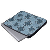 Uhane Honu Hibiskus Batik Hawaiian Turtle Wetsuit Laptopschutzhülle (Vorne Knopf)