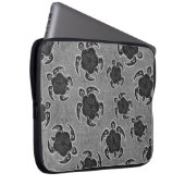 Uhane Honu Hibiskus Batik Hawaiian Turtle Wetsuit Laptopschutzhülle (Vorne Rechts)