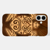 Uhane u’i Honu Imitats Wood Hawaiian Turtle Case M (Rückseite (Horizontal))