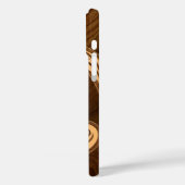 Uhane u’i Honu Imitats Wood Hawaiian Turtle Case M (Rückseite / Links)