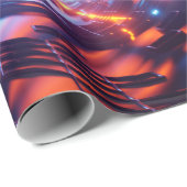 Uhd Wallpaper Laser Light Design Geschenkpapier (Rolleneckpunkt)