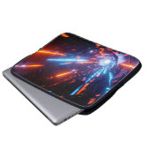 Uhd Wallpaper Laser Light Design Laptopschutzhülle (Vorne Knopf)