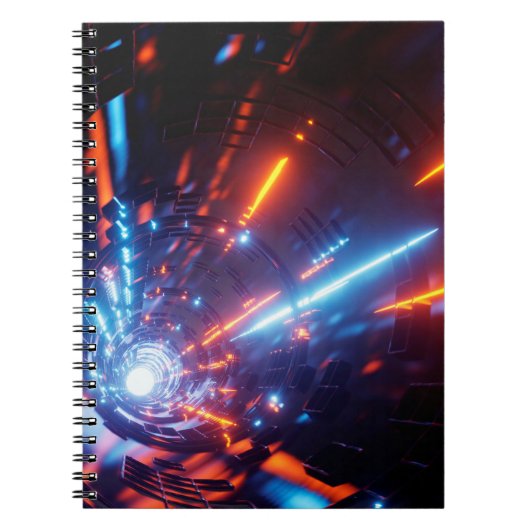 Uhd Wallpaper Laser Light Design Notizblock (Vorderseite)