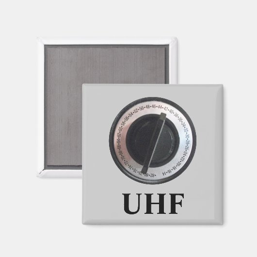 UHF-Wählverfahren Magnet (Vorderseite/Rückseite)