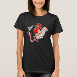 Uhh Meow Wurm Hühnerkatze Sprichwort T-Shirt