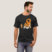 Uhh Woof Katze Und Maus Hund 2 T-Shirt (Vorne ganz)