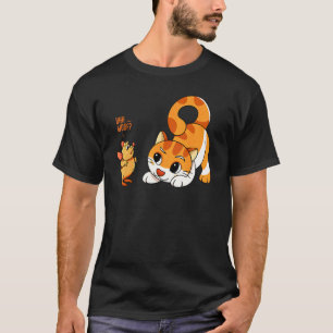 Uhh     Woof   Katze und Maus   Hund T-Shirt