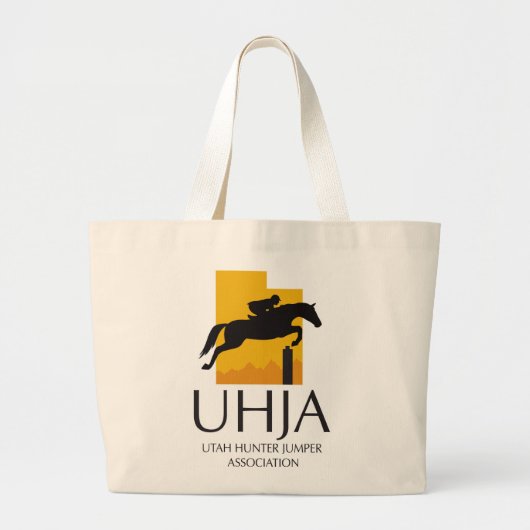 UHJA Taschen-Tasche Jumbo Stoffbeutel (Vorne)
