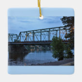 Uhlerstown-Frenchtown-Brücke Keramikornament (Vorderseite)