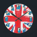 Uhr<br><div class="desc">Das Vereinigte Königreich Großbritannien und Nordirland (gemeinhin als das Vereinigte Königreich,  das Vereinigte Königreich oder Großbritannien bekannt) ist ein souveräner Staat vor der Nordküste Kontinentaleuropas im Western. Gewerkschaft-Jack-Logo-Uhr</div>