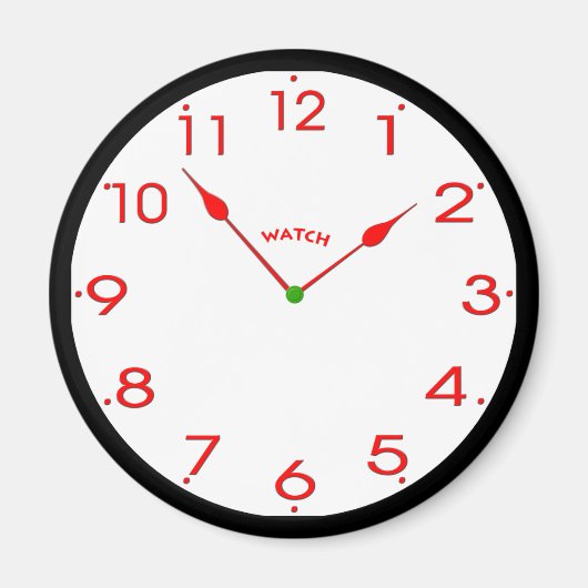 Uhr_01 Magnet (Vorne)