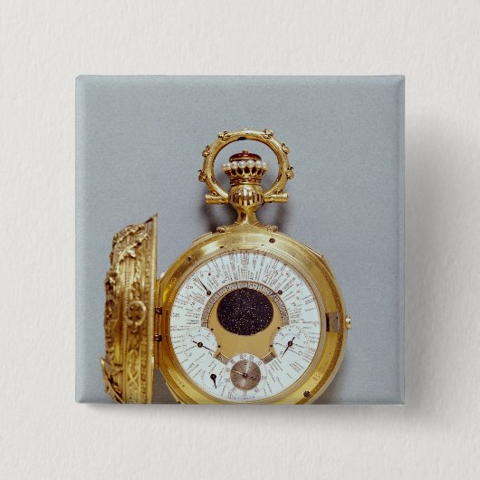 Uhr, 1897-1901 button (Vorderseite)