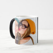 Uhr als Ihr Foto erscheint auf dem Verwandeln der Verwandlungstasse (Vorderseite Links)